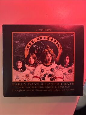 y2k Led Zeppelin "Early Days & Latter Days" 2-CD Set - Black & Red Cover